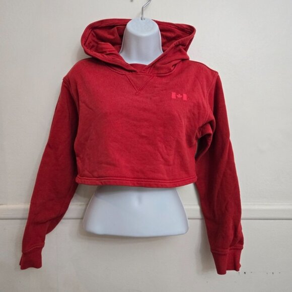 Team Canada All Yours Cropped Hoodie COC Logo - Picture 2 of 8